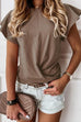 Febedress Stylish Ruffle Short Sleeve T-shirt