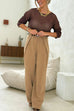 Febedress High Waist Tailored Wide Leg Trousers