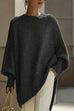 Febedress Crewneck Drop Shoulder Slouchy Pullover Sweater