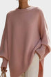 Febedress Crewneck Drop Shoulder Slouchy Pullover Sweater