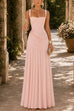 Febedress Sleeveless Back Criss Cross Solid Flowy Maxi Dress