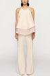 High Waist Solid Bell Bottom Pants