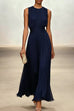 Febedress Crewneck Sleeveless High Waist Maxi Dress