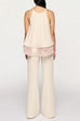 High Waist Solid Bell Bottom Pants