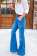 Febedress Flare Bottoms Distressed Jeans