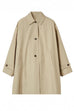 Febedress Lapel Single Breasted Pocketed Oversized Coat