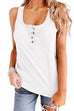 Febedress Buttons Sleeveless Stretchy Top