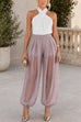 Febedress High Rise Sheer Balloon Pants