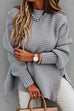 Febedress Side Split Carrie Chunky Knit Sweater