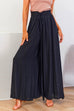 Febedress Drawstring Elastic Waist Wide Leg Baggy Pants(5 Colors Available)