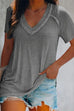 Febedress Debi V Neck Short Sleeve T Shirt