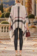 Febedress Chicest Tassel Lattice Cloak Poncho Sweater (A)