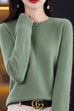 Febedress Crewneck Solid Comfy Pullover Sweater