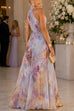 Febedress Sleeveless High Waist Floral Print Maxi Dress