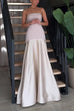 Febedress Strapless Patchwork Flare Gown Maxi Party Dress