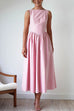 Febedress Sleeveless Open Back Swing Midi Dress
