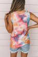 Febedress Lizzie Tie Dye Twist Knot Tank Top