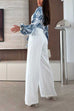 High Rise Pocketed Wide Leg Pants