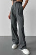 Febedress High Rise Pocketed Straight Leg Suit Pants