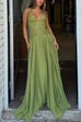 Febedress Halter Neck Back Lace-up Pleated Maxi Dress