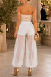 Febedress High Waist Perspective Balloon Pants