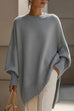 Febedress Crewneck Drop Shoulder Slouchy Pullover Sweater