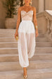Febedress High Rise Sheer Balloon Pants