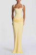 Febedress Sleeveless Ruched Solid Bodycon Maxi Dress