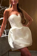 Febedress Sweetheart Neck Strapless Mini Party Dress