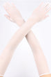 Febedress Over Elbow Length Lace Sheer Gloves