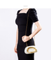 Febedress Trendy Chain Metal Handle Evening Handbag