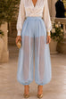 Febedress High Rise Sheer Balloon Pants