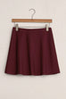Febedress High Waist Solid Satin Mini Skirt