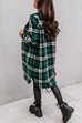 Febedress Long Sleeves Button Up Plaid Casual Shacket Jacket