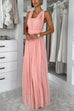 High Rise Versatile Tulle Maxi Dress