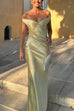 Febedress Off Shoulder Backless Cut Out Satin Maxi Dress