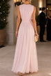 Febedress Crewneck Sleeveless High Waist Maxi Dress
