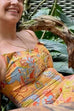 Febedress Spaghetti Strap Floral Print Chiffon Maxi Dress